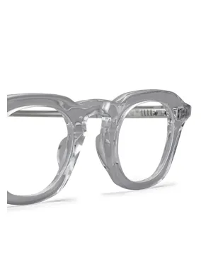 Thom Browne Eyewear スクエアフレーム透明メガネ - サムネイル3
