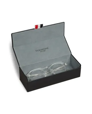 Thom Browne Eyewear スクエアフレーム透明メガネ - サムネイル4
