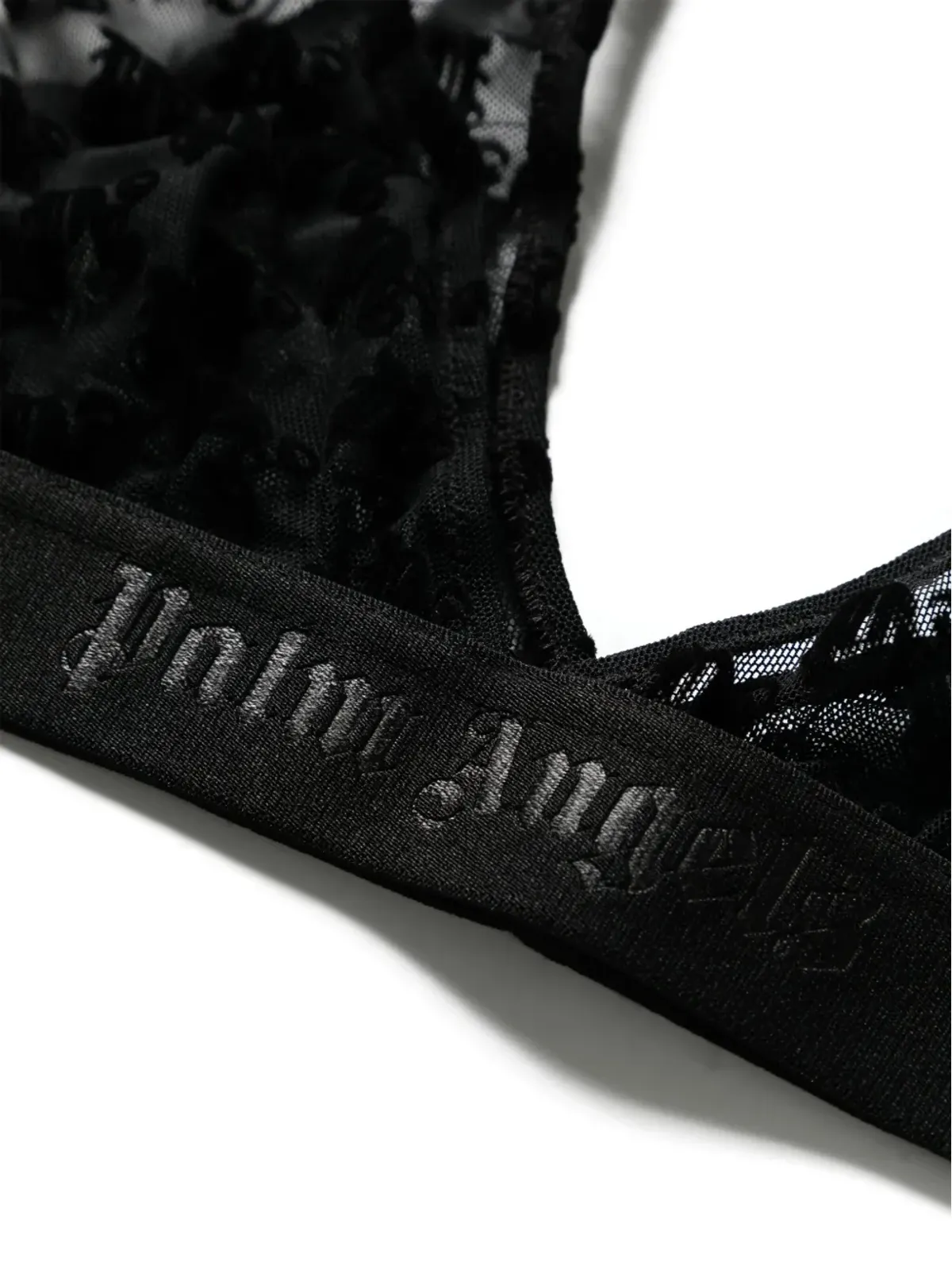 Palm Angels ロゴジャカード レース ブラ - 画像3