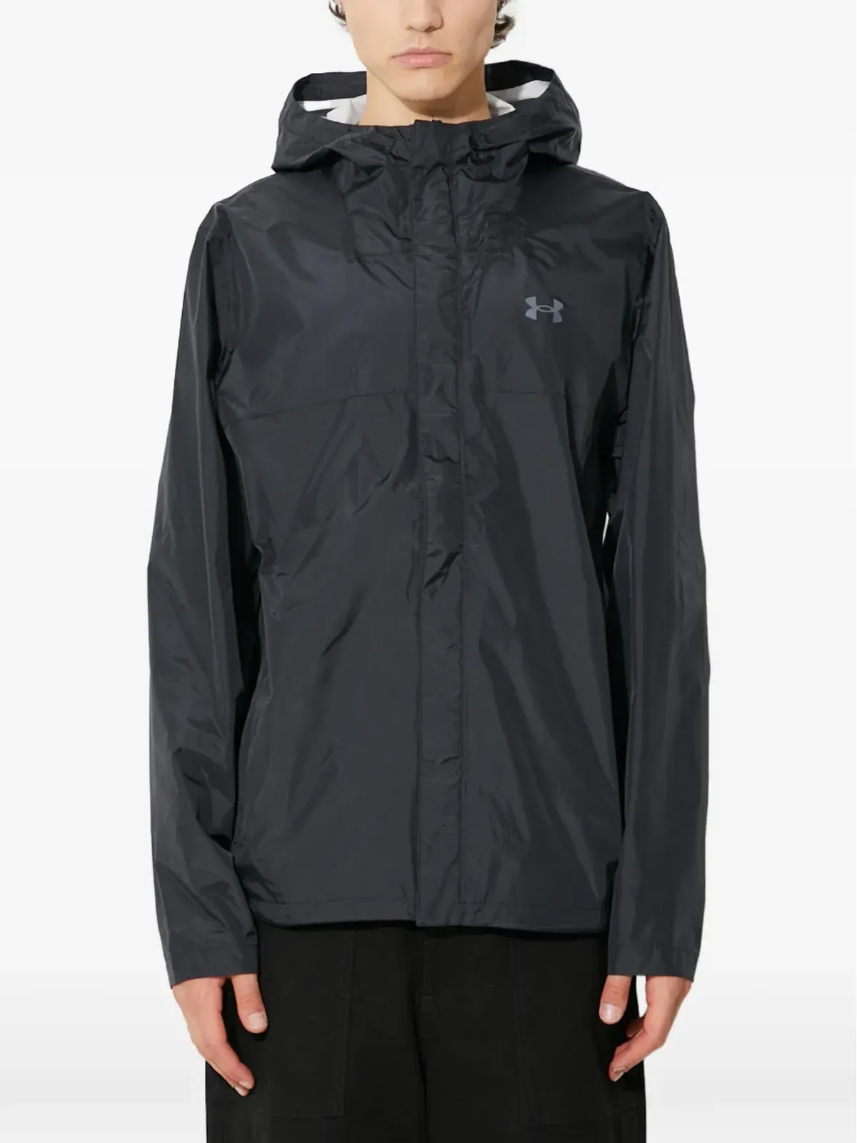 Under Armour UA Stormproof Cloudstrike 2.0 ロゴ フード付きジャケット - 画像1