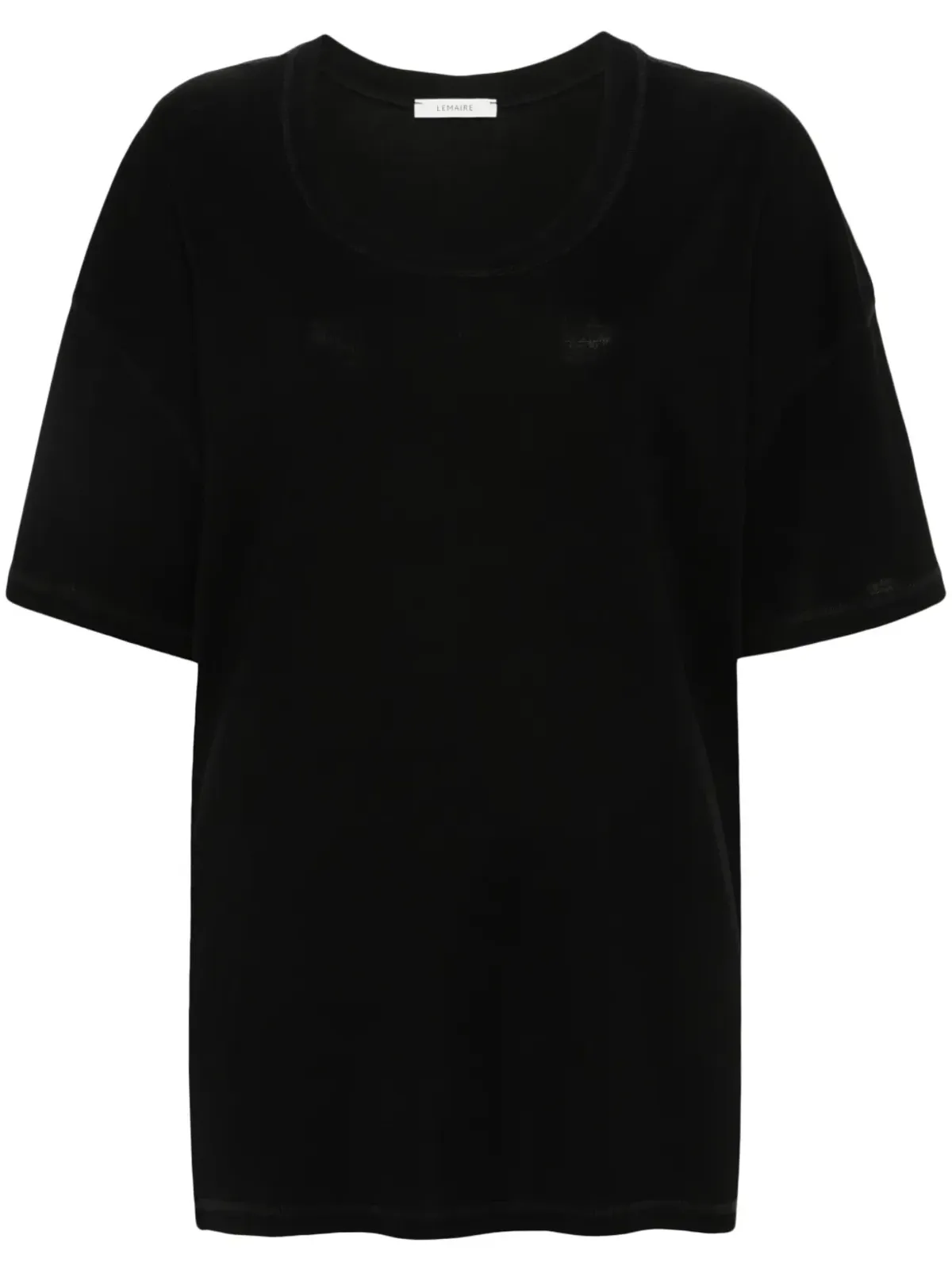LEMAIRE ドロップショルダー コットン Tシャツ - 画像1