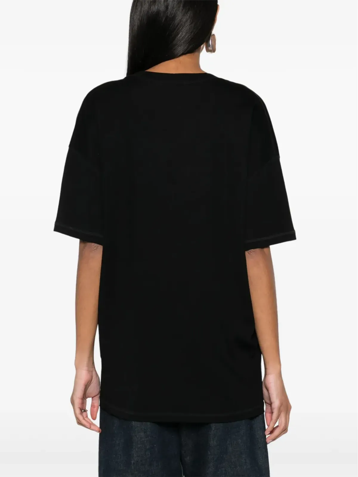 LEMAIRE ドロップショルダー コットン Tシャツ - 画像4
