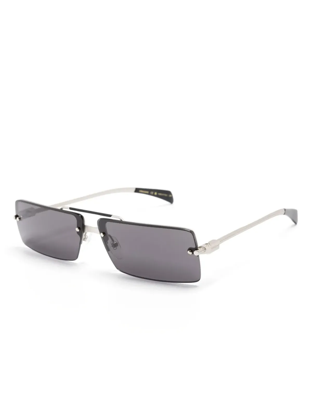 Ferragamo Eyewear 長方形フレーム サングラス - 画像2