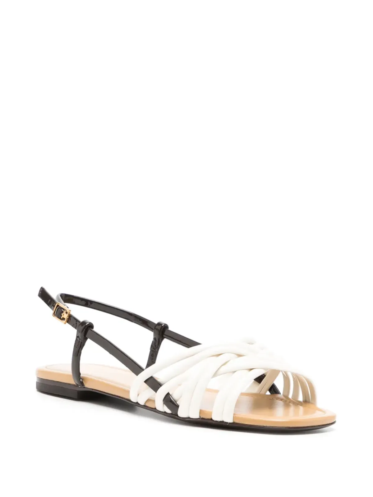 Tory Burch レザー スリングバックサンダル - ニュートラルカラー - 画像2