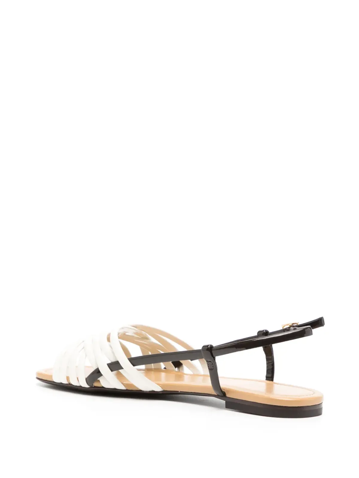 Tory Burch レザー スリングバックサンダル - ニュートラルカラー - 画像3