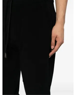TOM FORD ストレートレッグ コットン トラックパンツ ブラック - サムネイル5