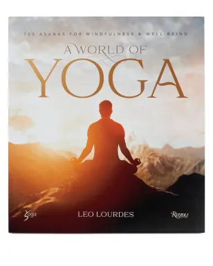 Rizzoli A World of Yoga by Leo Lourdes hardcover book - Orange - サムネイル1