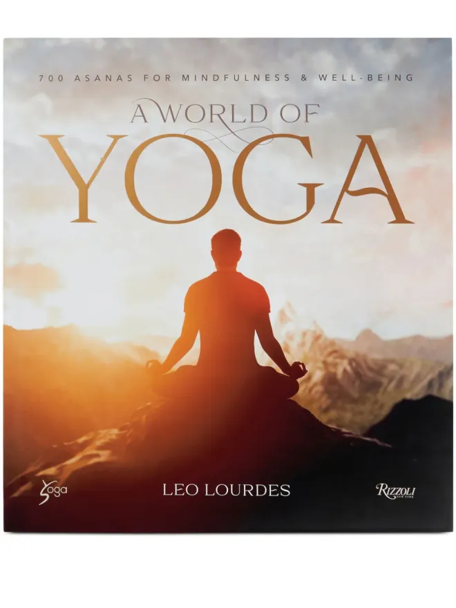 Rizzoli Rizzoli A World of Yoga by Leo Lourdes hardcover book - Orangeの商品画像