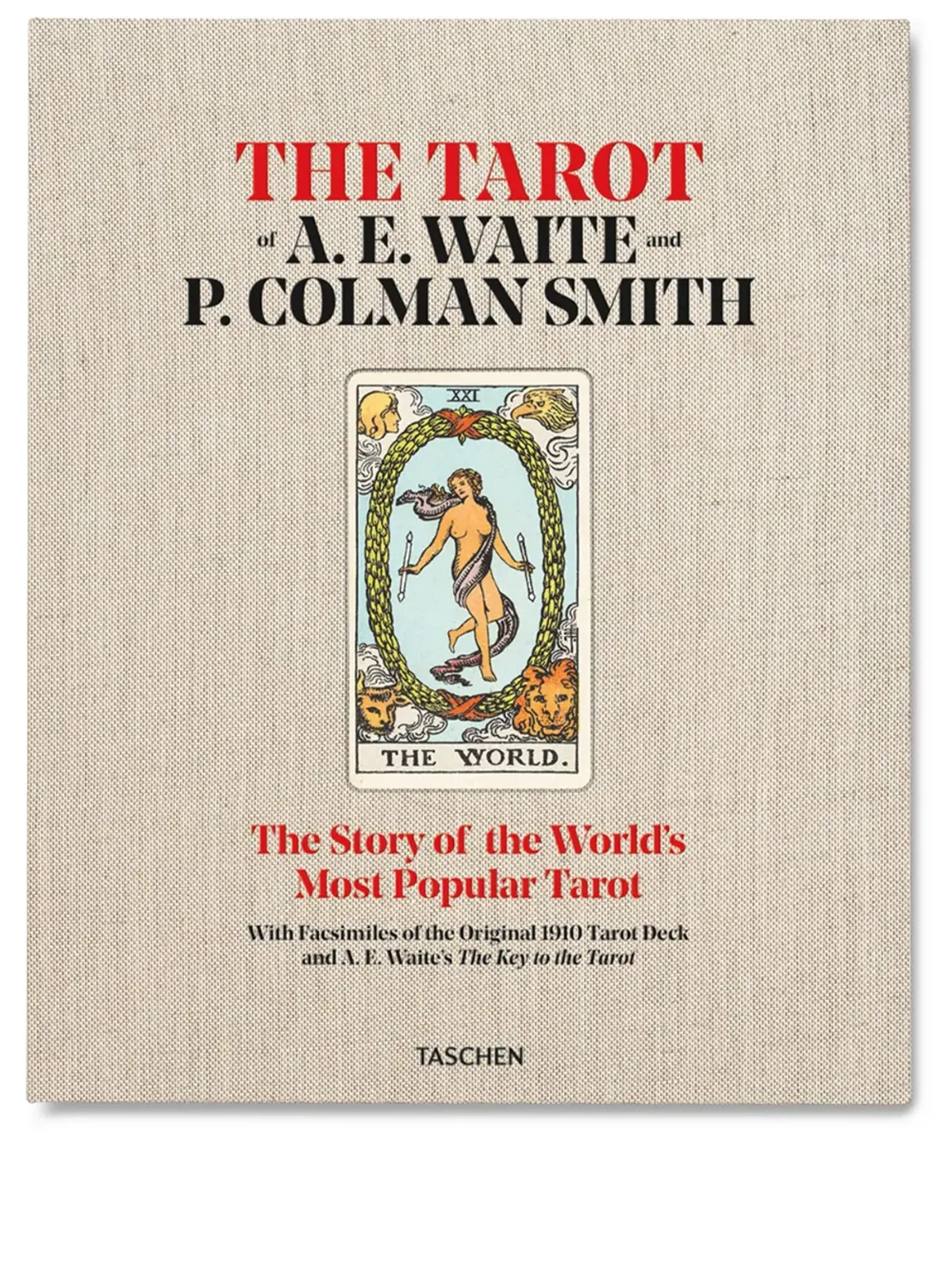 TASCHEN The Tarot of A. E. Waite and P. Colman Smith by Johannes Fiebig hardcover book - Neutrals - 画像1