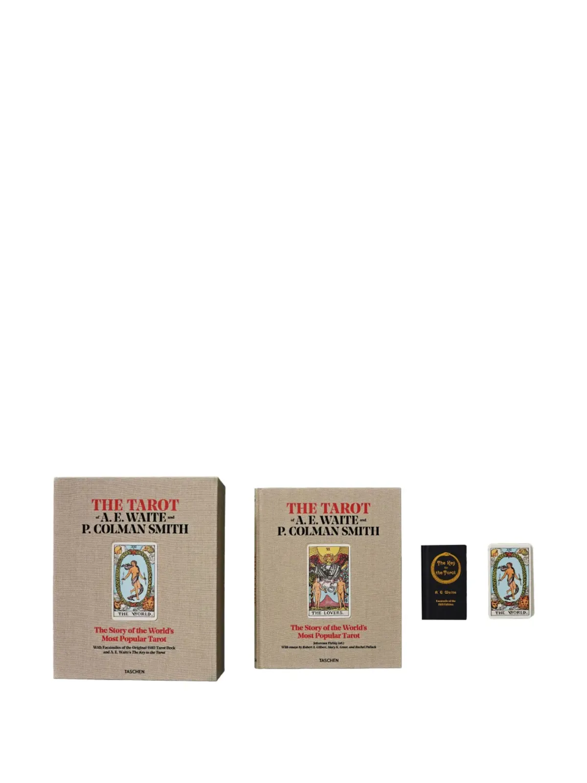 TASCHEN The Tarot of A. E. Waite and P. Colman Smith by Johannes Fiebig hardcover book - Neutrals - 画像3