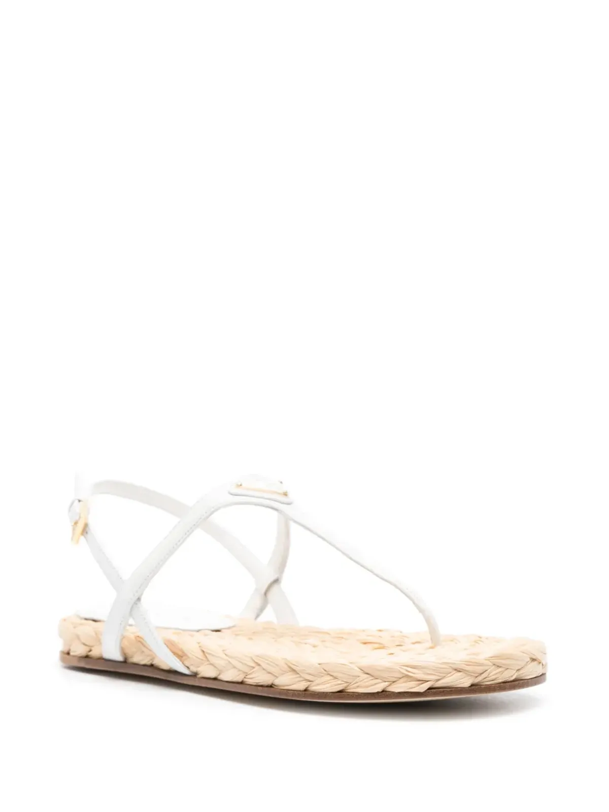 Prada triangle-logo slingback espadrilles - 画像2