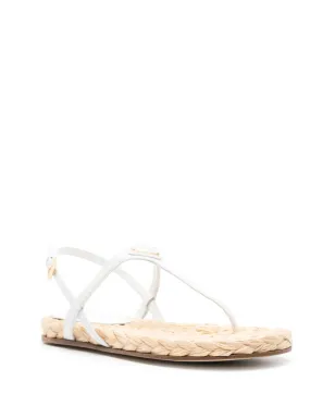 Prada triangle-logo slingback espadrilles - サムネイル2