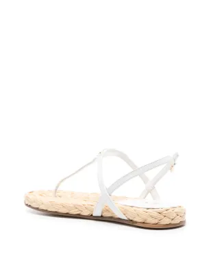 Prada triangle-logo slingback espadrilles - サムネイル3