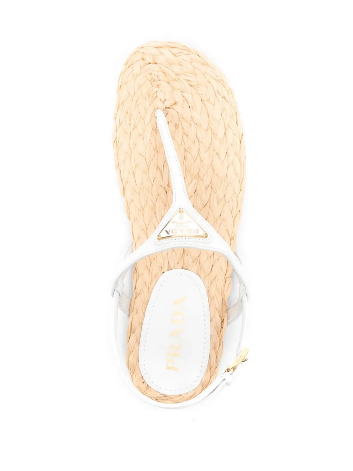 Prada triangle-logo slingback espadrilles - 画像4