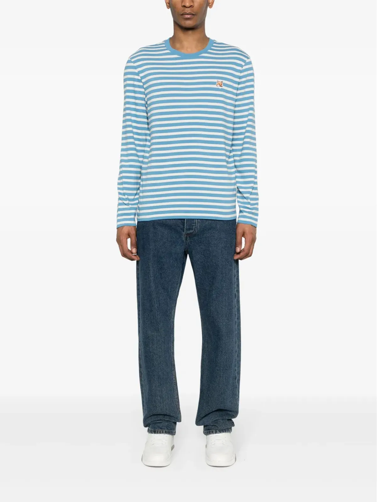 Maison Kitsuné Bold Fox Head コットン Tシャツ - ホワイト - 画像2