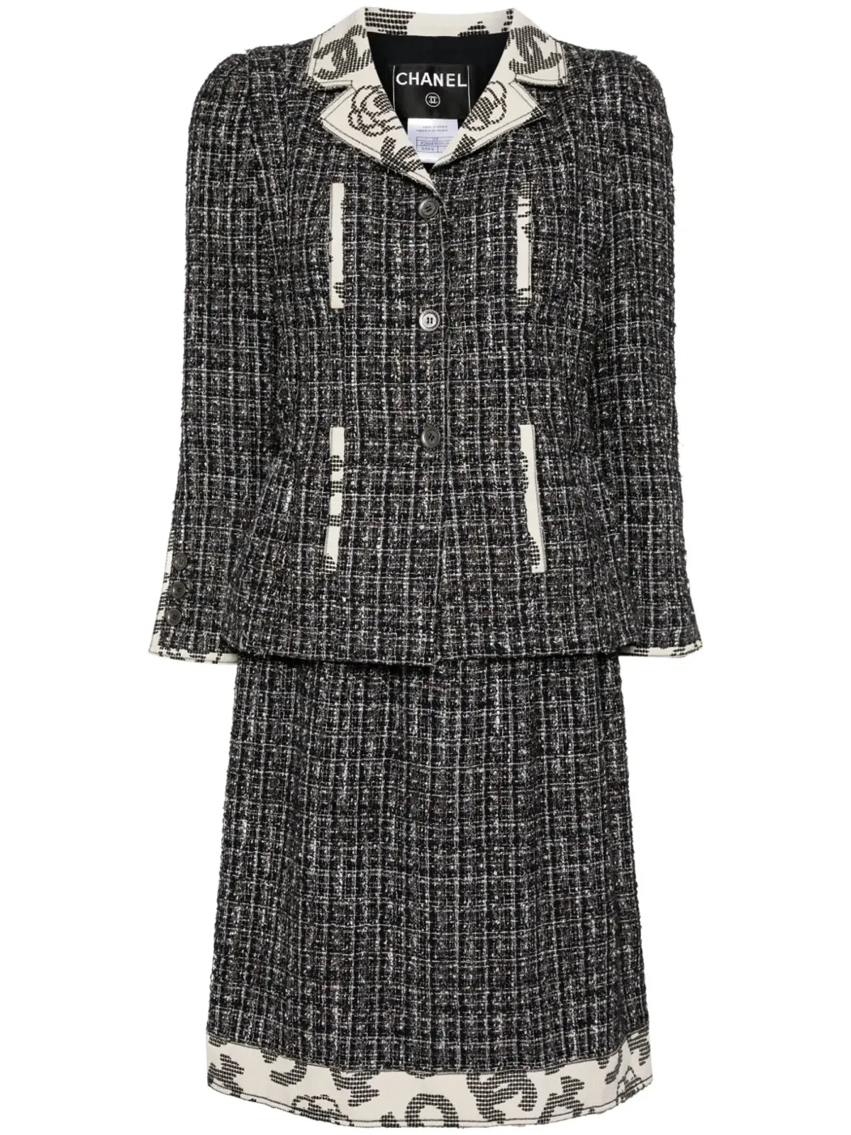 CHANEL ビンテージ 2006年製 セットアップ ジャケット・スカートスーツ - ブラック - 画像1