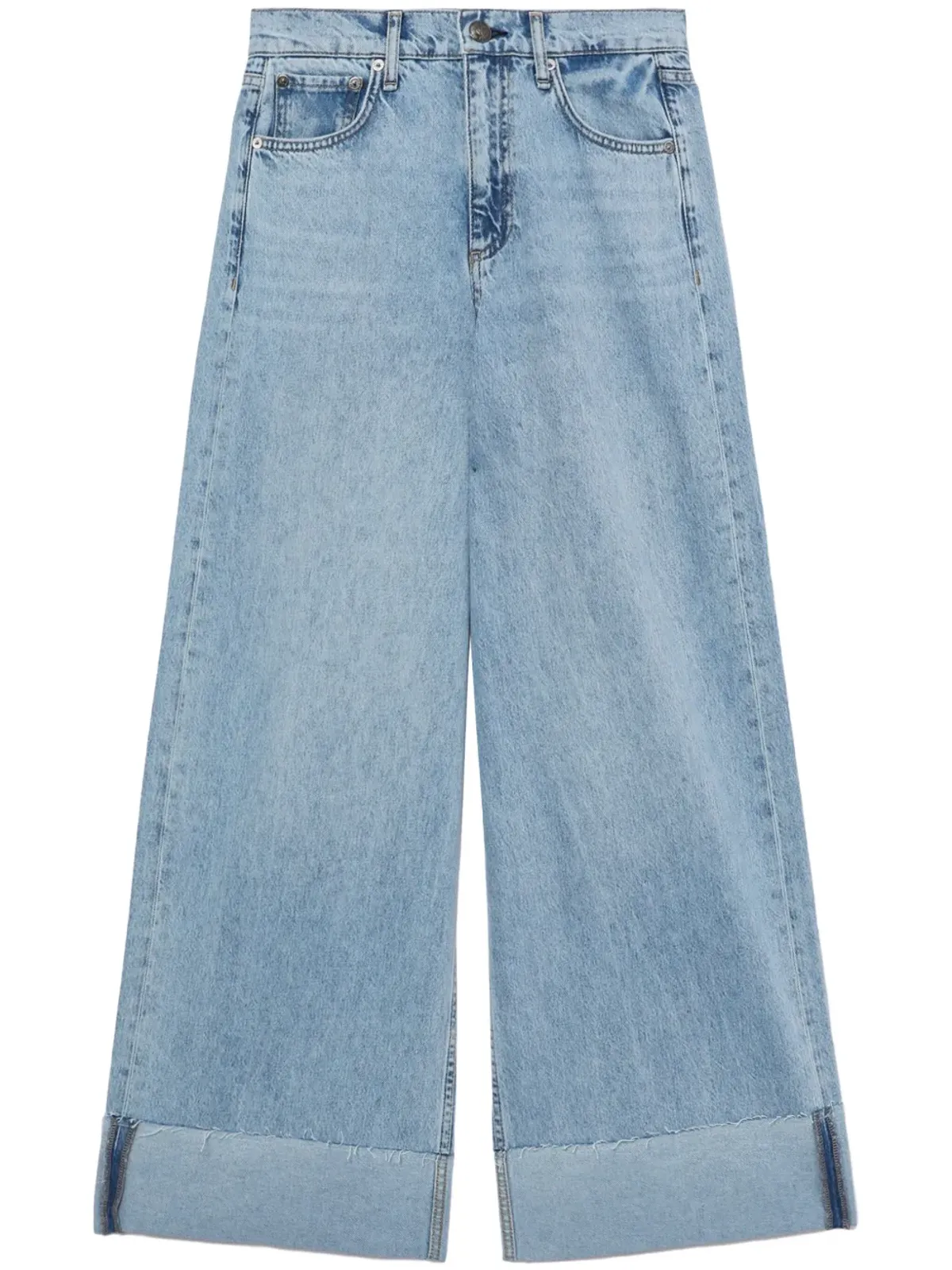 rag & bone ソフィー ハイライズ ワイドレッグ ジーンズ - 画像1