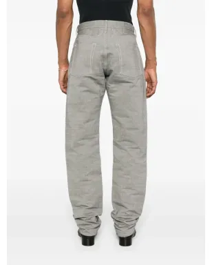 Maison Margiela フォーステッチ ロゴ テーパード ジーンズ - サムネイル4