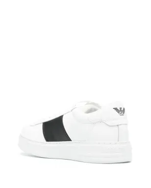 Emporio Armani ロゴプリント レザー スニーカー - サムネイル3