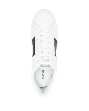 Emporio Armani ロゴプリント レザー スニーカー - サムネイル4