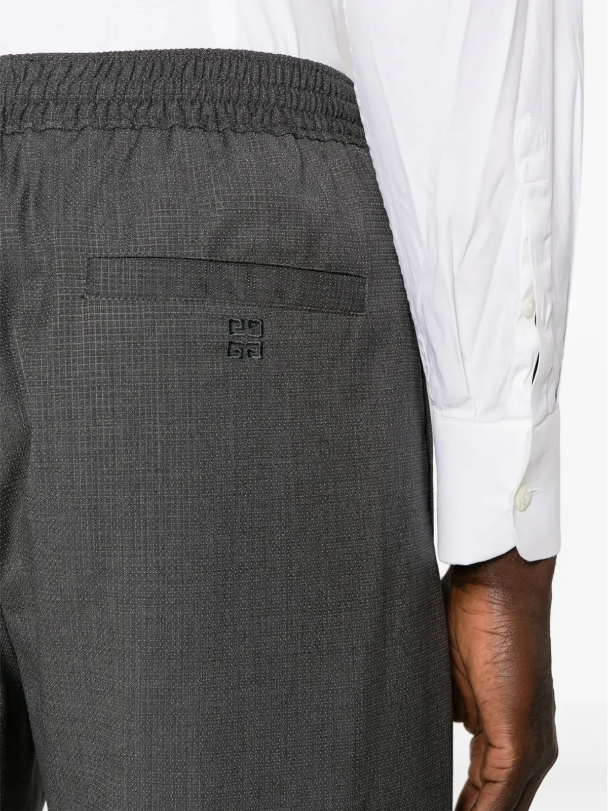 Givenchy ドローコード付きストレートパンツ - 画像5