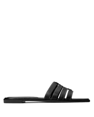 Tory Burch イネス レザー サンダル - ブラック - サムネイル1