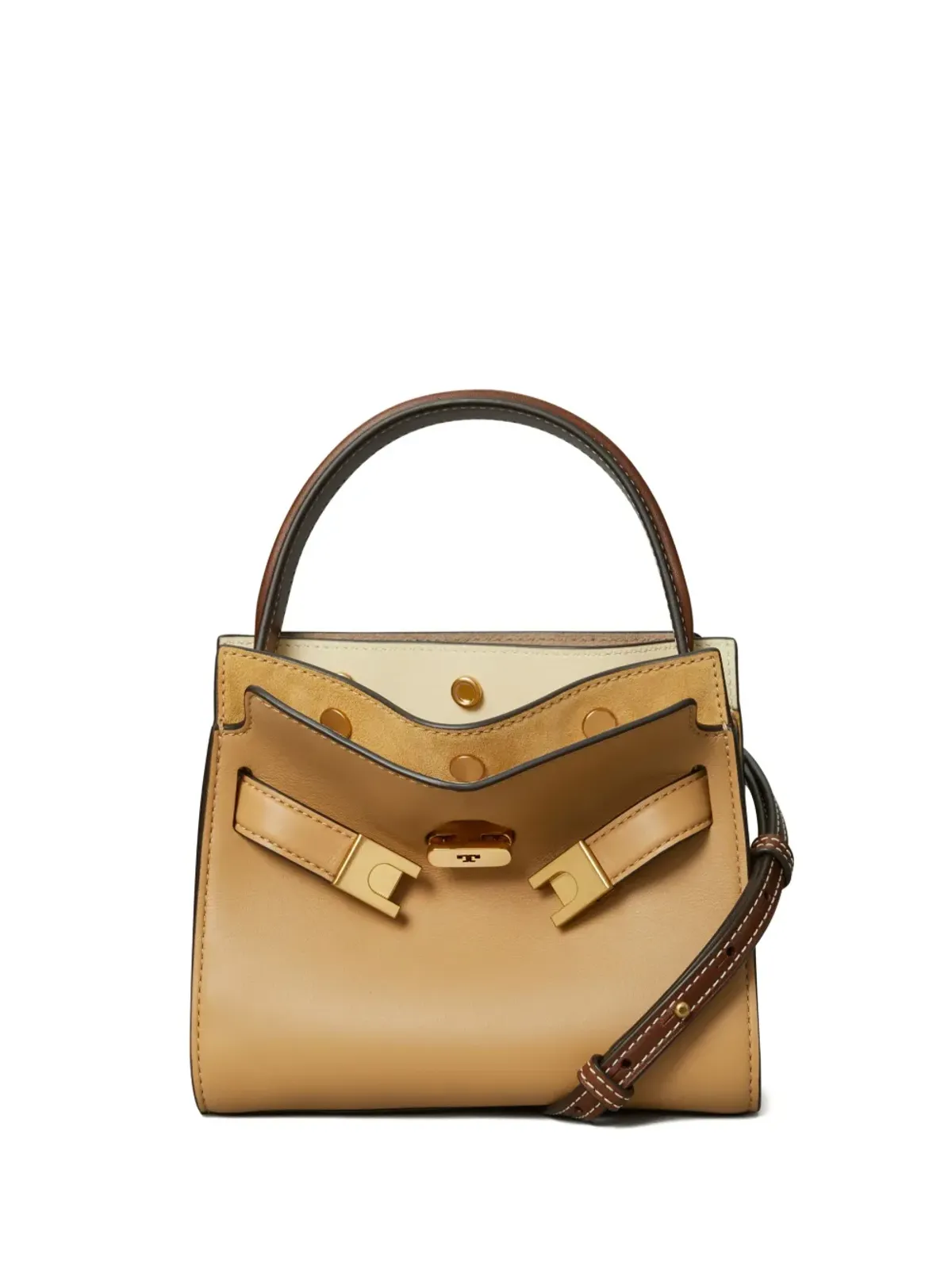 Tory Burch Lee Radziwill ミニトートバッグ - ブラウン - 画像1