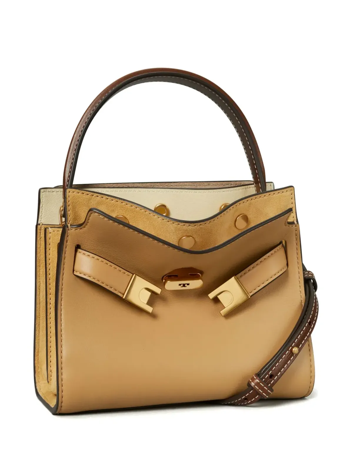 Tory Burch Lee Radziwill ミニトートバッグ - ブラウン - 画像5