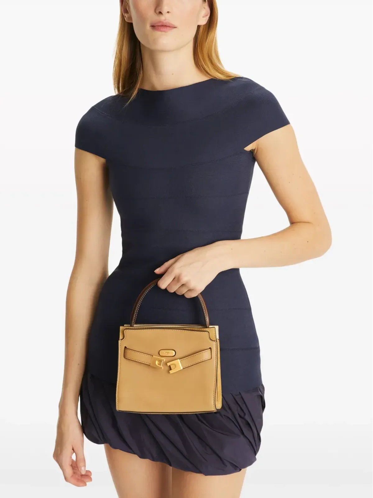 Tory Burch Lee Radziwill ミニトートバッグ - ブラウン - 画像2