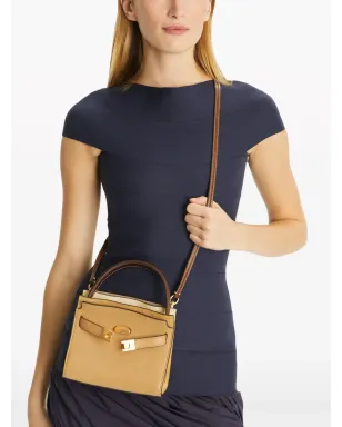 Tory Burch Lee Radziwill ミニトートバッグ - ブラウン - サムネイル3