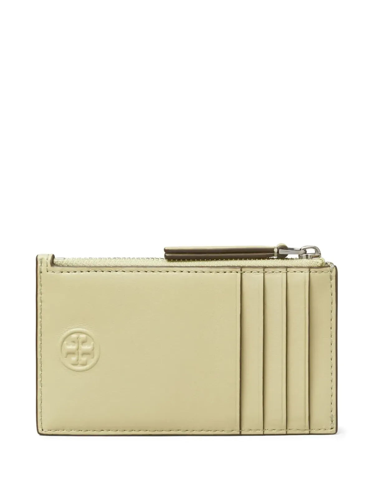 Tory Burch Fleming Soft レザー カードホルダー - ニュートラルカラー - 画像2