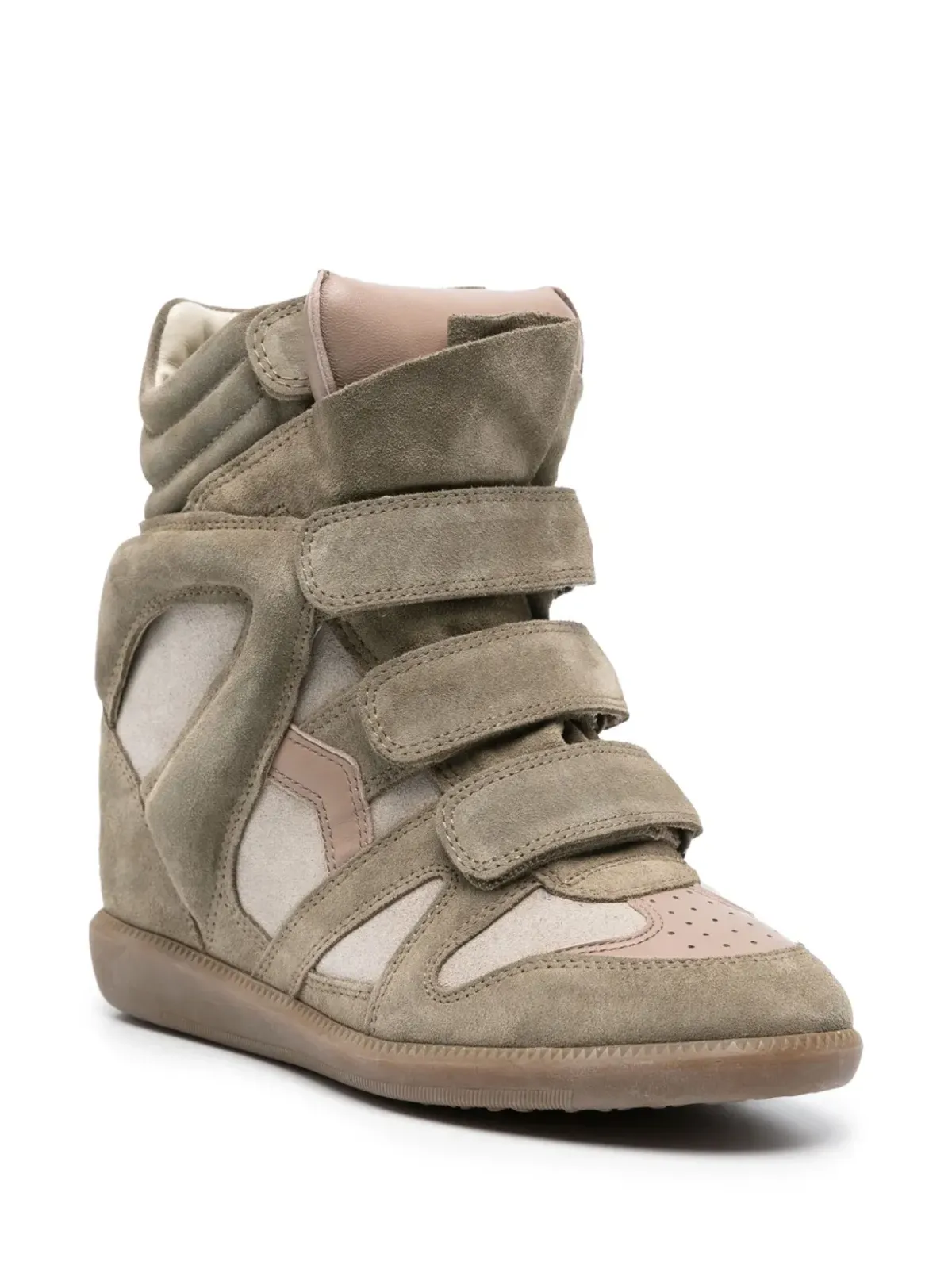 ISABEL MARANT 50mm Bekett スエードスニーカー - ニュートラルカラー - 画像2