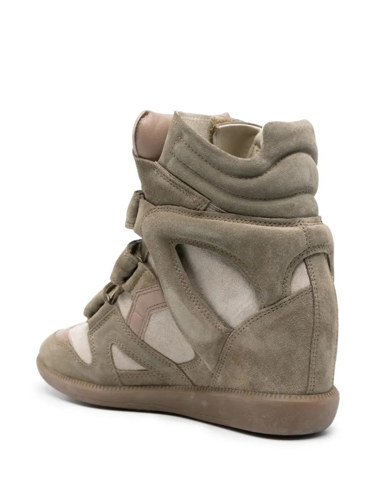 ISABEL MARANT 50mm Bekett スエードスニーカー - ニュートラルカラー - 画像3