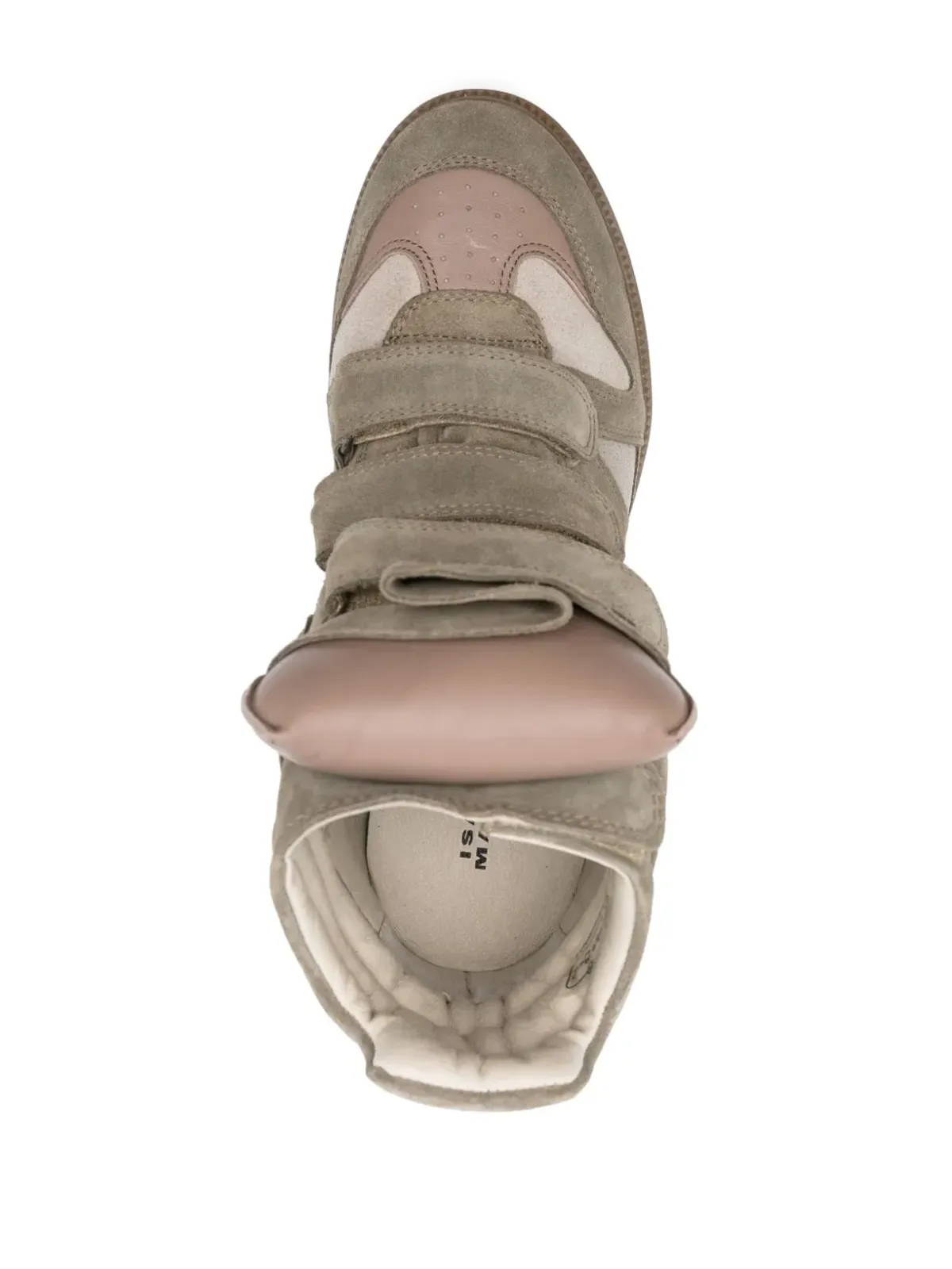 ISABEL MARANT 50mm Bekett スエードスニーカー - ニュートラルカラー - 画像4