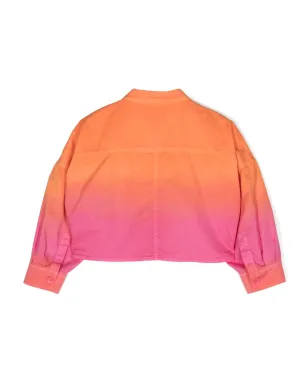 Philosophy Di Lorenzo Serafini Kids グラデーション効果クロップドシャツ - サムネイル2