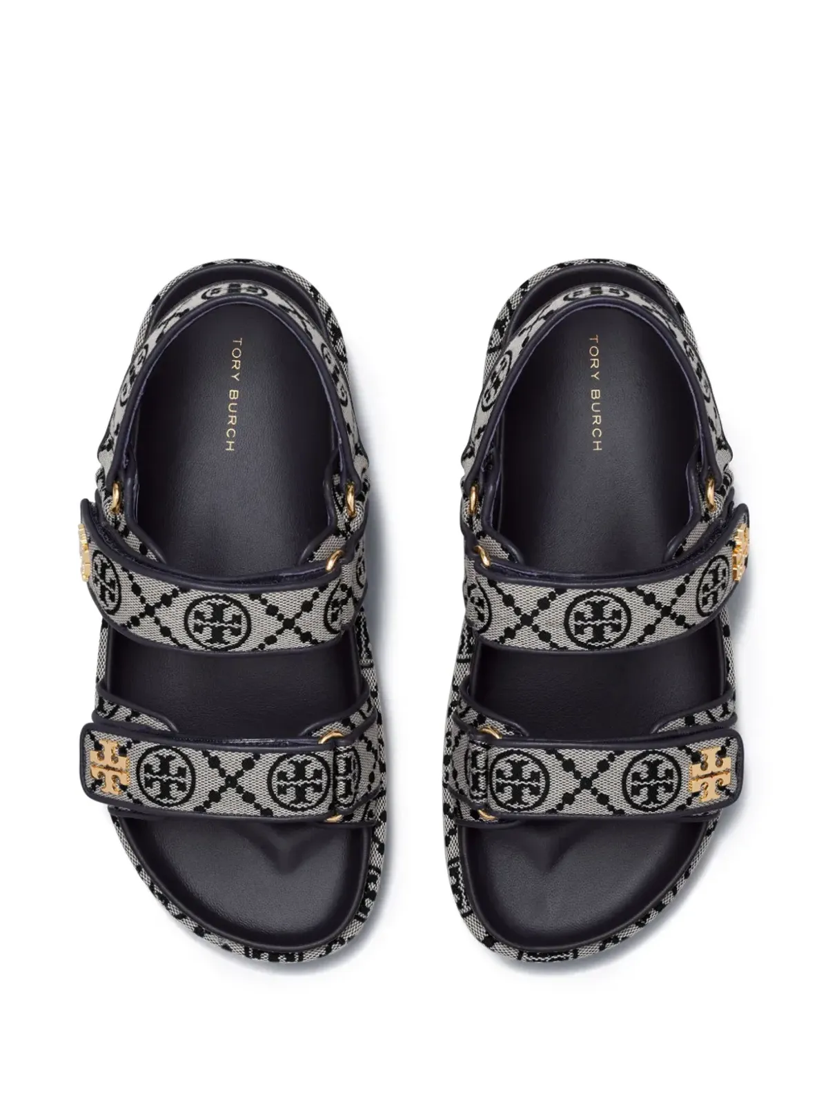 Tory Burch Kira Sport Tモノグラム サンダル - ブルー - 画像3