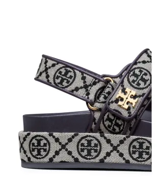 Tory Burch Kira Sport Tモノグラム サンダル - ブルー - サムネイル4