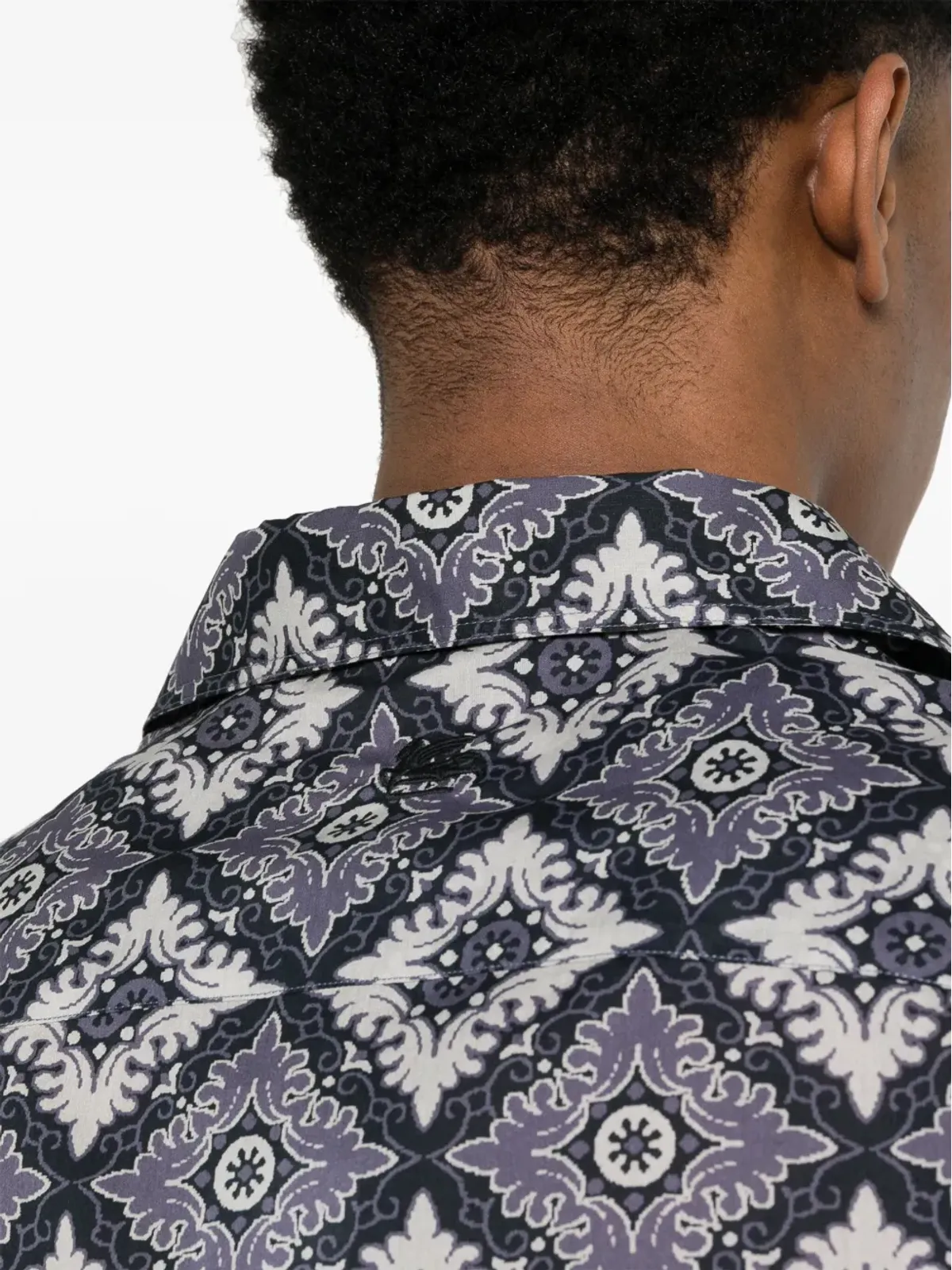 ETRO アブストラクトプリント コットンシャツ - 画像5