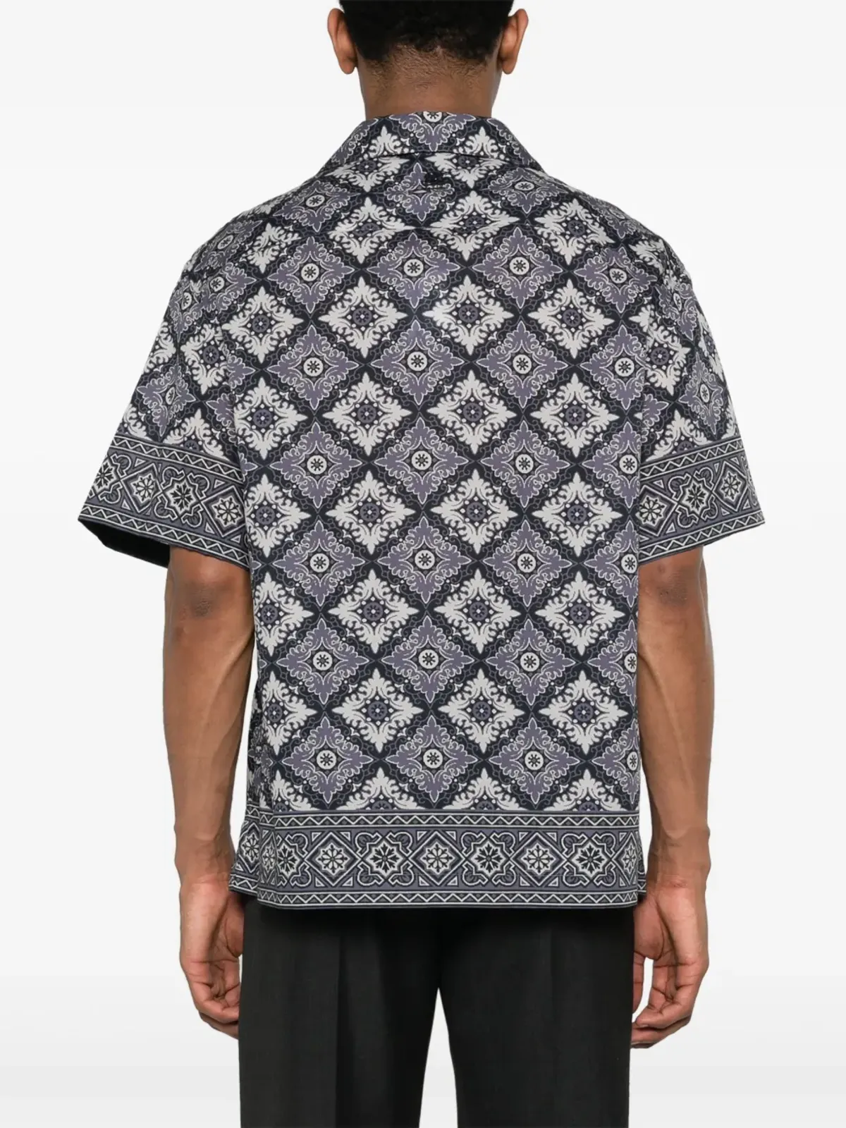 ETRO アブストラクトプリント コットンシャツ - 画像4