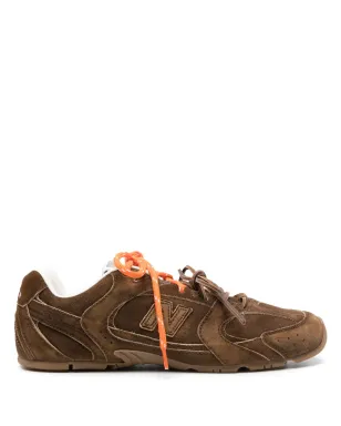 Miu Miu x New Balance 530 SL スエードスニーカー - ブラウン - サムネイル1