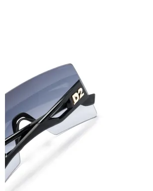 DSQUARED2 EYEWEAR シールドフレーム サングラス - サムネイル3