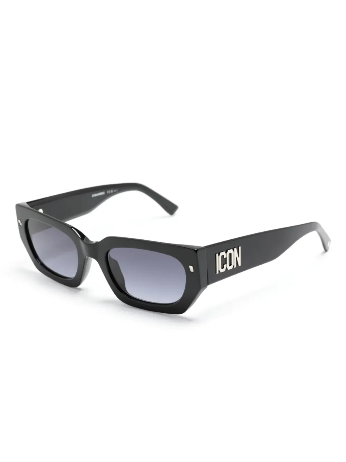 DSQUARED2 EYEWEAR ICON 0017/S 矩形サングラス ブラック - 画像2