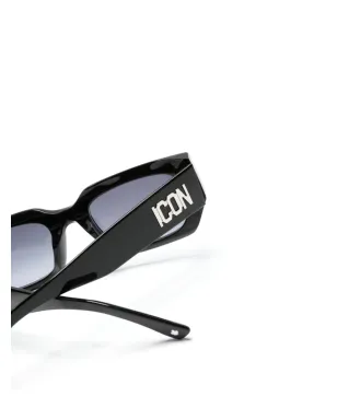 DSQUARED2 EYEWEAR ICON 0017/S 矩形サングラス ブラック - サムネイル3