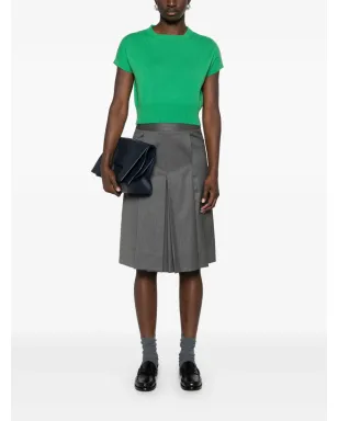 T teddy Cashmere Genova カシミヤ クロップトップ - Green - サムネイル2