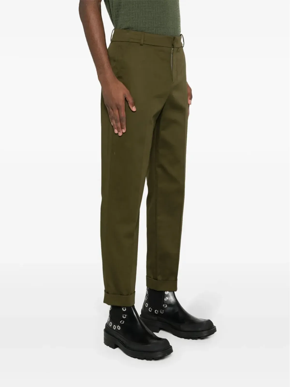 Balmain コットン テーパードパンツ - 画像3