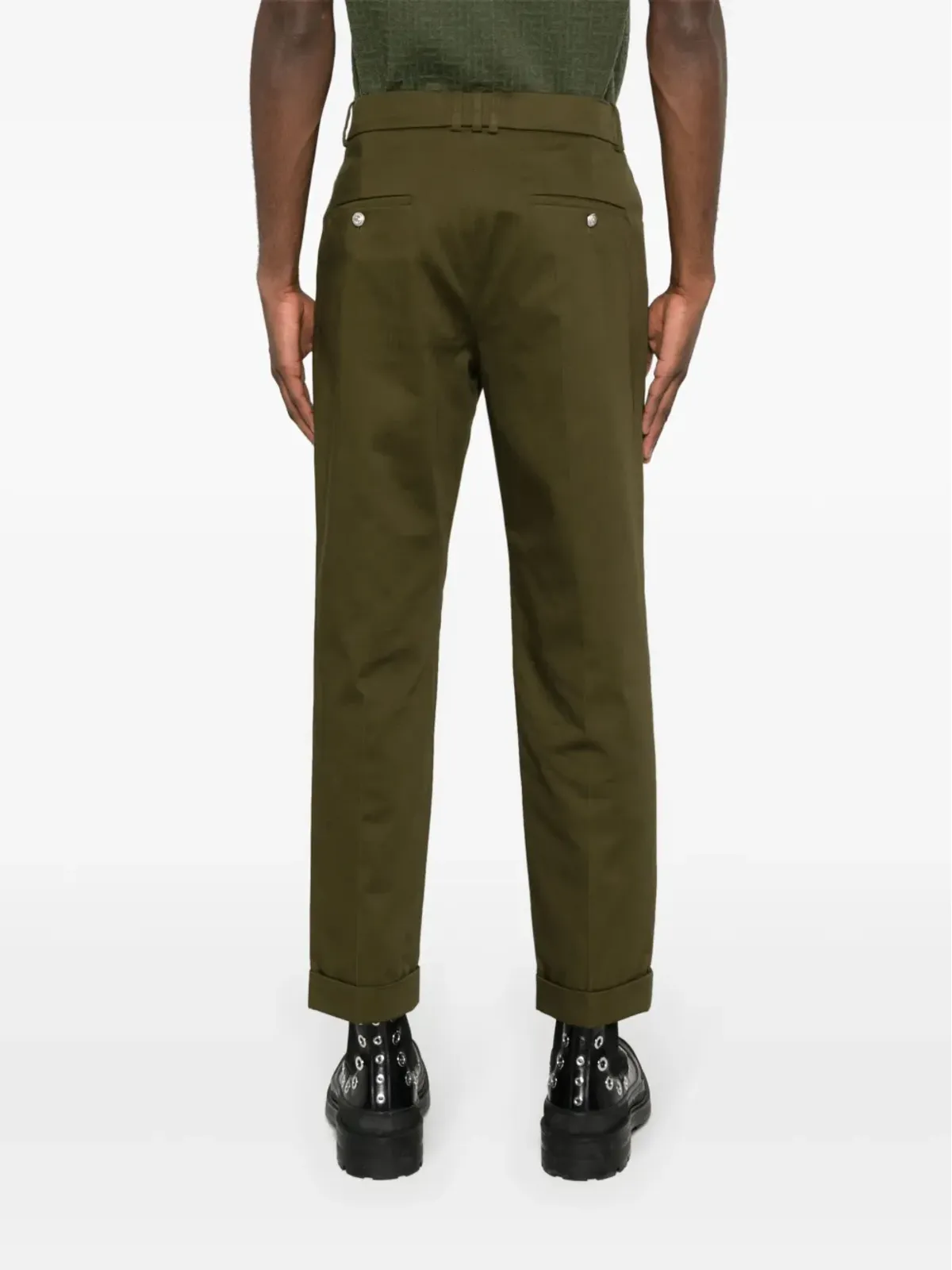 Balmain コットン テーパードパンツ - 画像4