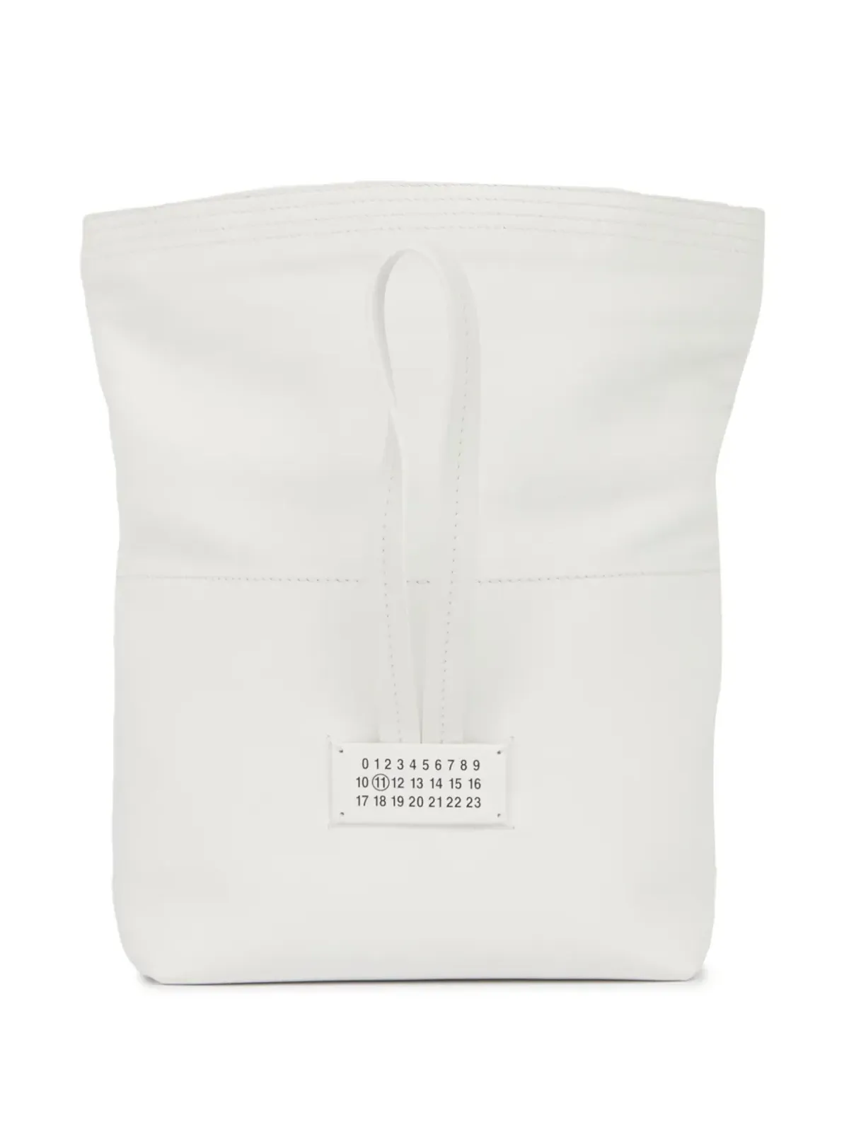 Maison Margiela ペーパーフォールドオーバー クラッチバッグ - ホワイト - 画像5