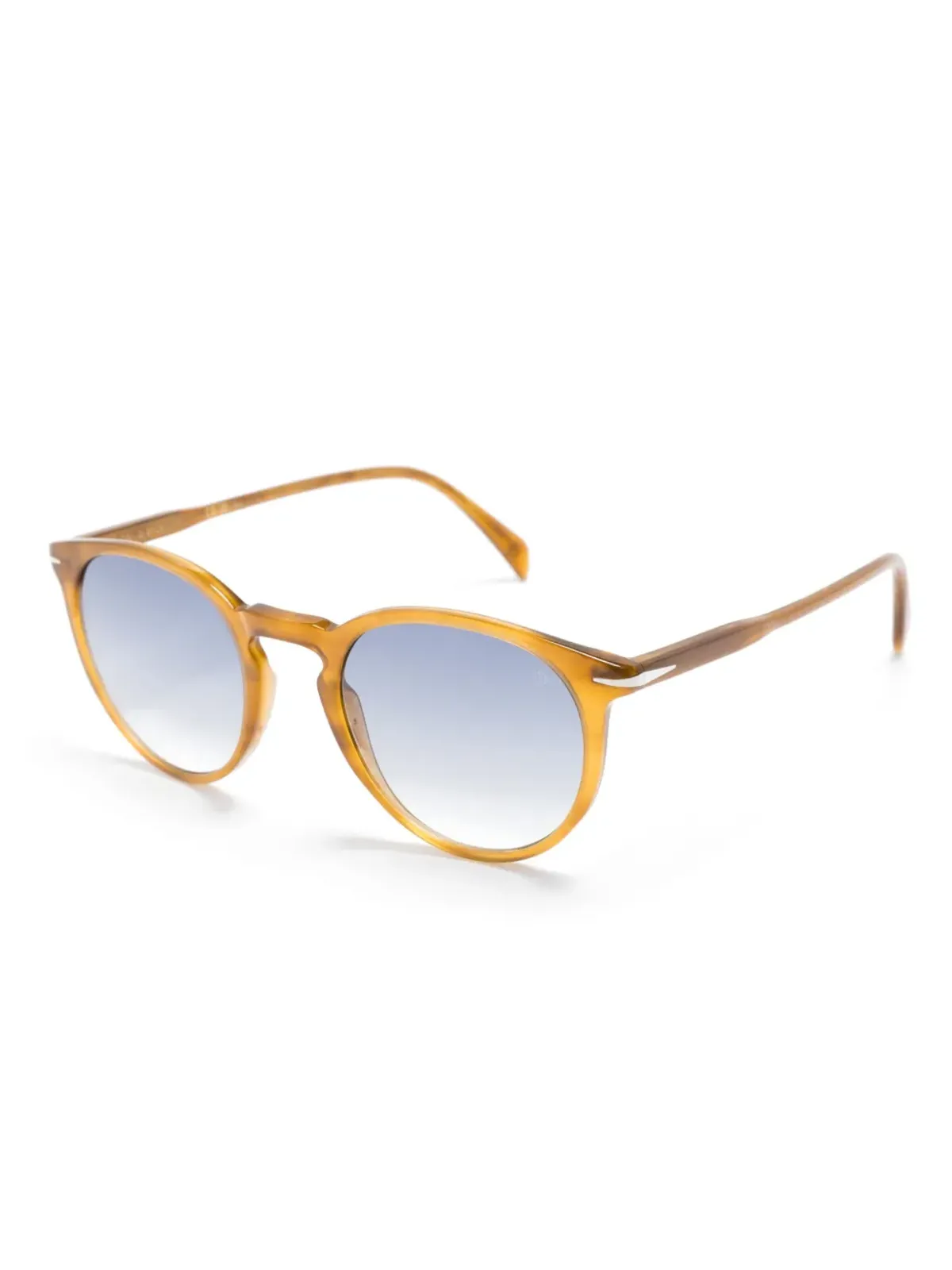 Eyewear by David Beckham DB 1139 ラウンドフレーム サングラス - ブラウン - 画像2