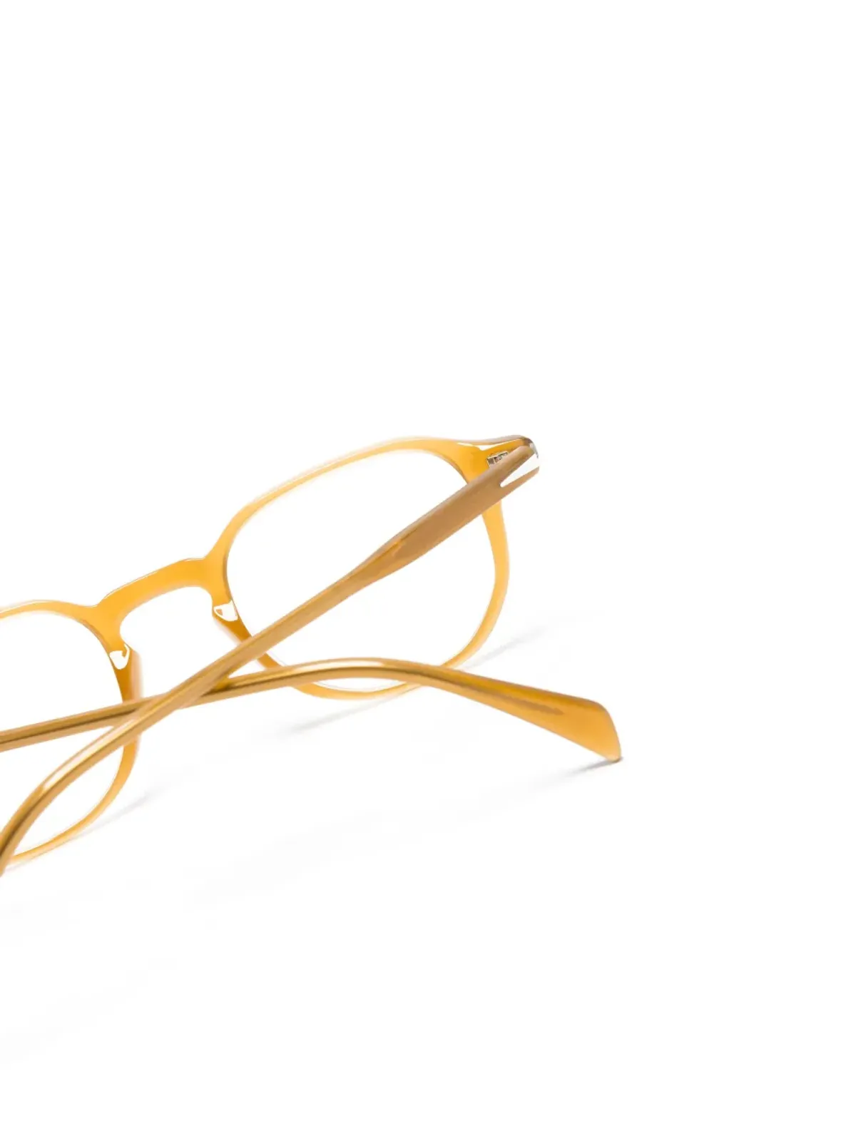 Eyewear by David Beckham DB 1140 ラウンドフレームメガネ - ブラウン - 画像3