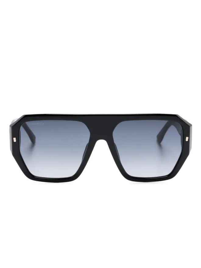 DSQUARED2 EYEWEAR DSQUARED2 EYEWEAR ハイプ・スクエアフレーム サングラス - ブラックの商品画像